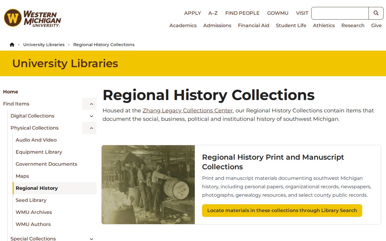 Portage city directory WMU regional history collections